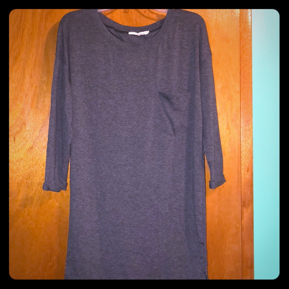 3/4 sleeve grey tunic